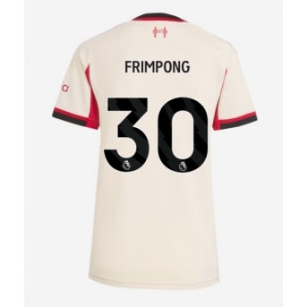Liverpool Jeremie Frimpong #30 Maglia Gara Trasferta Repliche 2025-26 Donna Maniche Corte